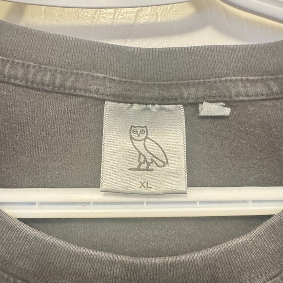 OVO Black Short Sleeve Tee with Gold Logo - Picture 2 of 2